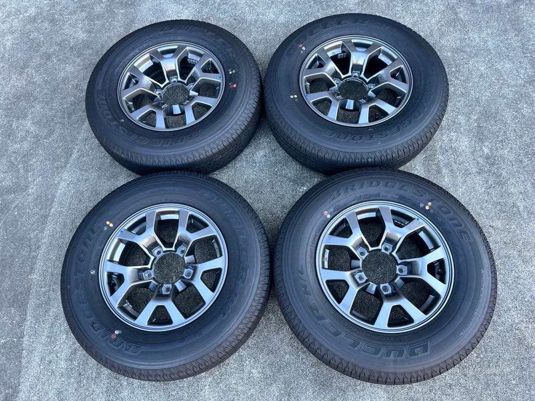 スズキ ジムニーノマド JC74W 純正タイヤホイール 4本セット 新車外し スズキ純正 JC74W/ジムニーノマド純正スチールホイール+ BRIDGESTONE