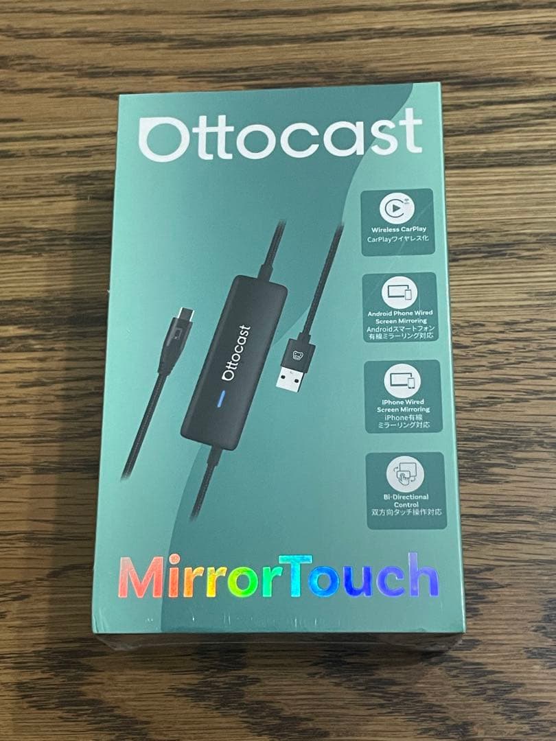 【最新型・新品未開封】OTTOCAST Mirror Touch 2025 Ottocast Mirror Touch Wireless CarPlay Android Screen Mirror