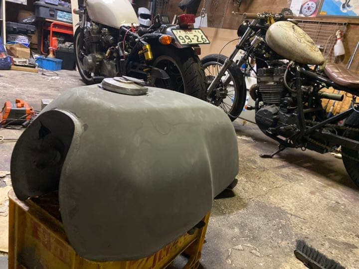 GB250 クラブマン タンク 流用 レストア - メルカリ
