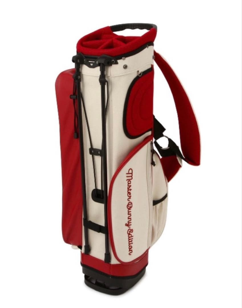 新品 パーリーゲイツ マスターバニー 帆布×合皮 スタンド式キャディ