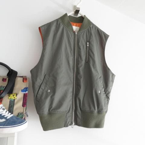 FEAR OF GOD フィアオブゴッド MA1 ジャンパー カーキ 中綿 S