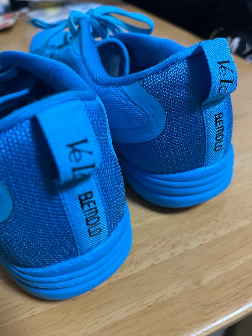 BEMOLO ランニングベロ・トリコ 24.5cm ブルー収納袋付