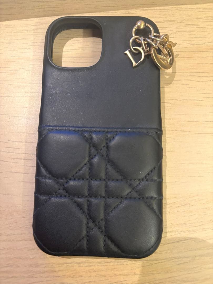 お値下げ Dior ブラックカナージュiPhone15ケース