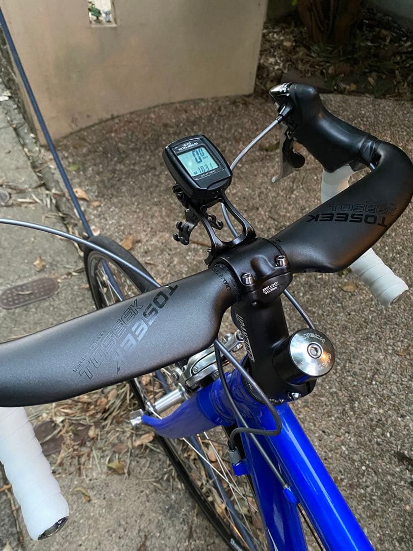 9s105 anchor カーボンエアロハンドル ワイヤレスサイコン付き