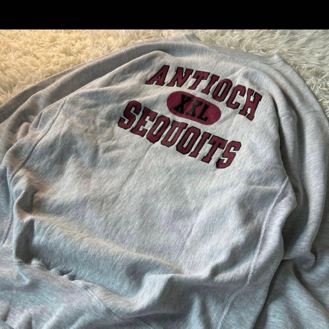 90s USA製　チャンピオン　リバースウィーブ　3段　カプセル　XXL 90s チャンピオン 3段カプセル リバースウィーブスウェット カレッジ