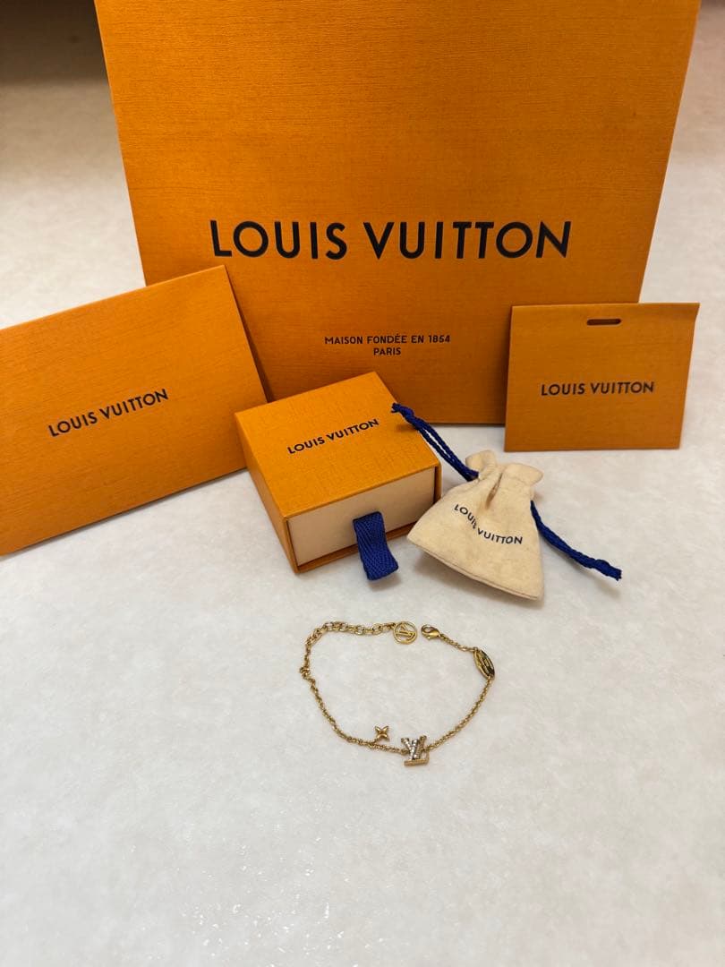 お値下げ 【未使用】Louis Vuitton ゴールド ブレスレット 中古・古着通販】LOUIS VUITTON (ルイ ヴィトン) バングル ゴールド