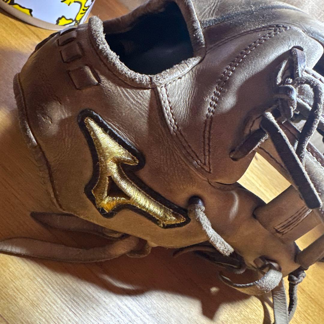 Mizuno 硬式グローブ ブロンド 内野手用