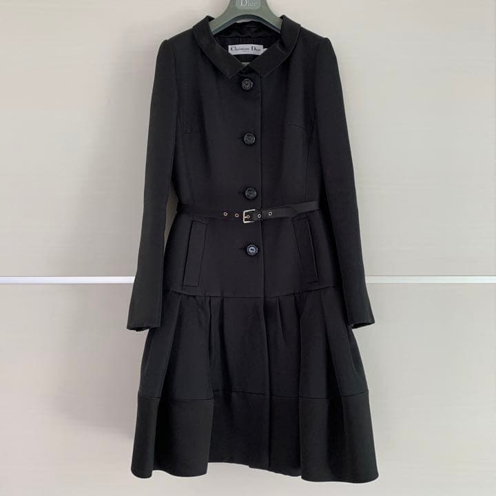 Christian Dior クリスチャン ディオール コート 黒 - メルカリ