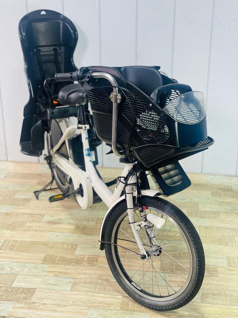 3070ブリヂストン12.8アンペア3人乗り対応子供乗せ 電動アシスト自転車