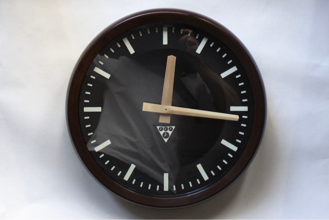 超絶レア！37cm Black Dial PRAGOTRON パラゴトロン 時計 工業用のヴィンテージ掛け時計/パラゴトロン/Vintage clock