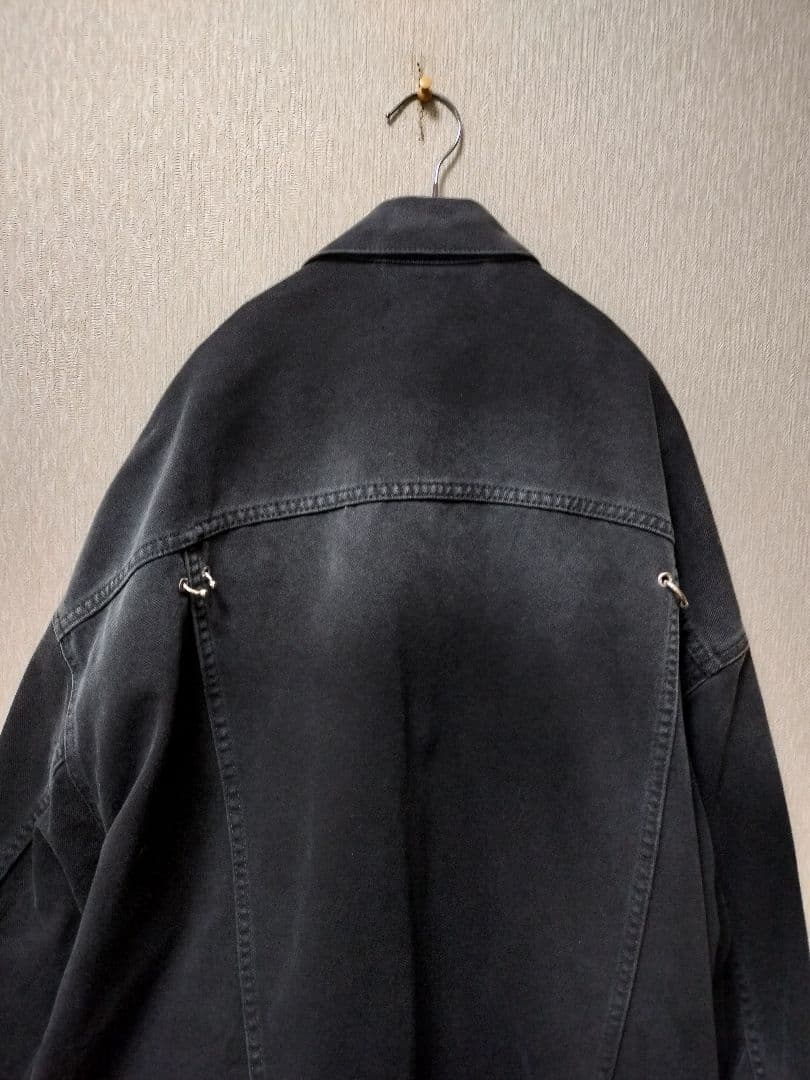 BALENCIAGA☆ PIERCED ジャケット オーバーサイズ ブラック - メルカリ