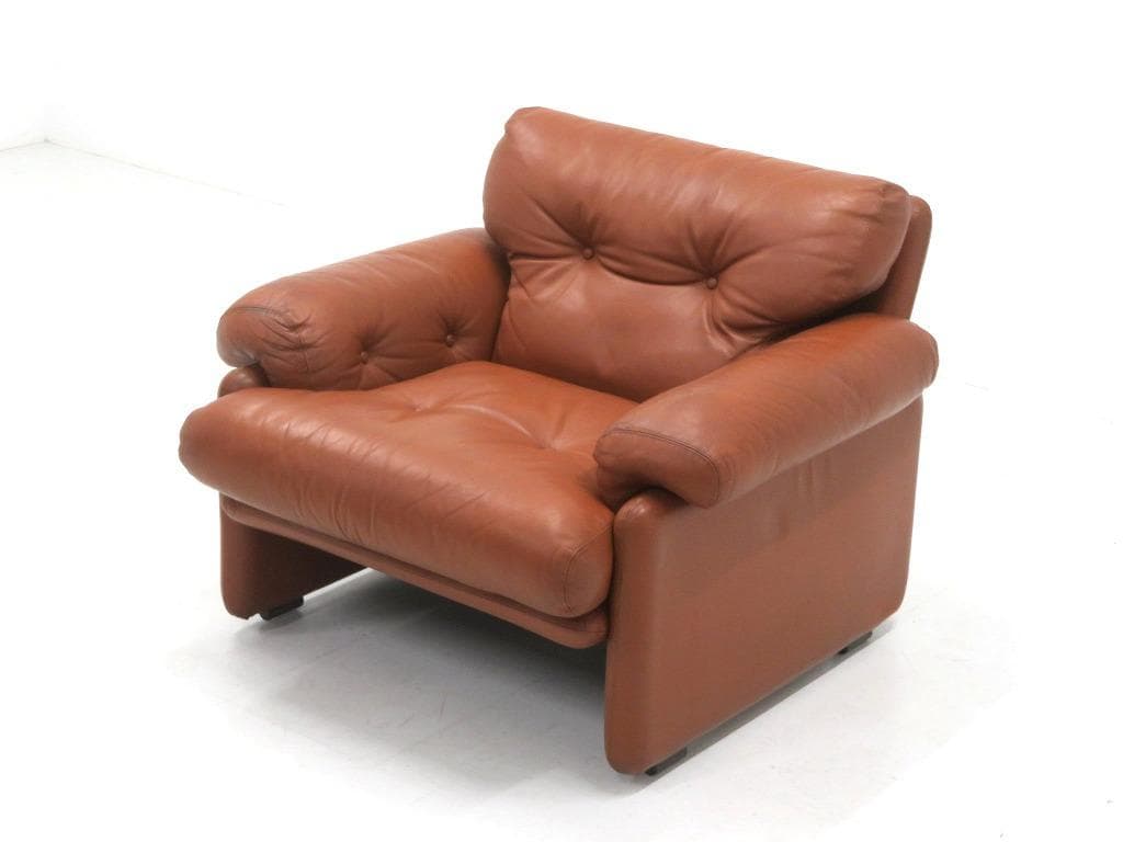 B＆Bイタリア　スカルパ　コロナド　総本革　1人掛けソファ　ビンテージ　名作 Coronado - B&B Italia