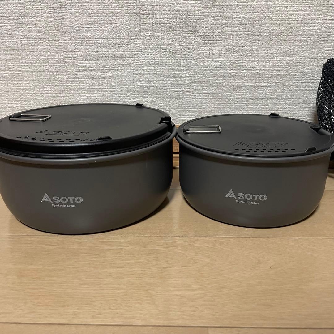 美品】SOTO「ナビゲータークックシステム」+「マイクロレギュレーター付」