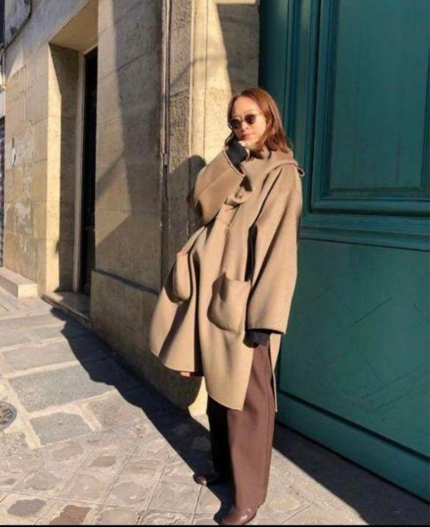 五明祐子さん着用roku6ロクユナイテッドアローズ リバーポンチョコート