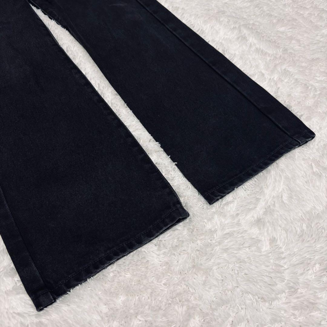 美品 Levi's 517 デニム W31 ブーツカット ブラックデニム y2k - メルカリ