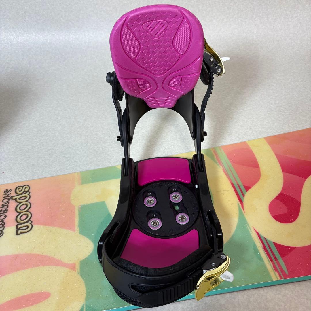 spoon rouge スノーボード 142cm S/Mビンディング レディース