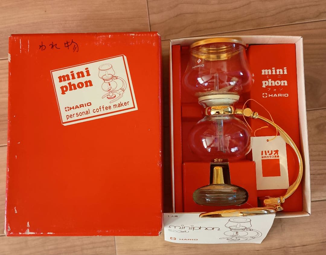 HARIO miniphon DA_1G／ハリオ ミニフォン ゴールド 初期型 - メルカリ