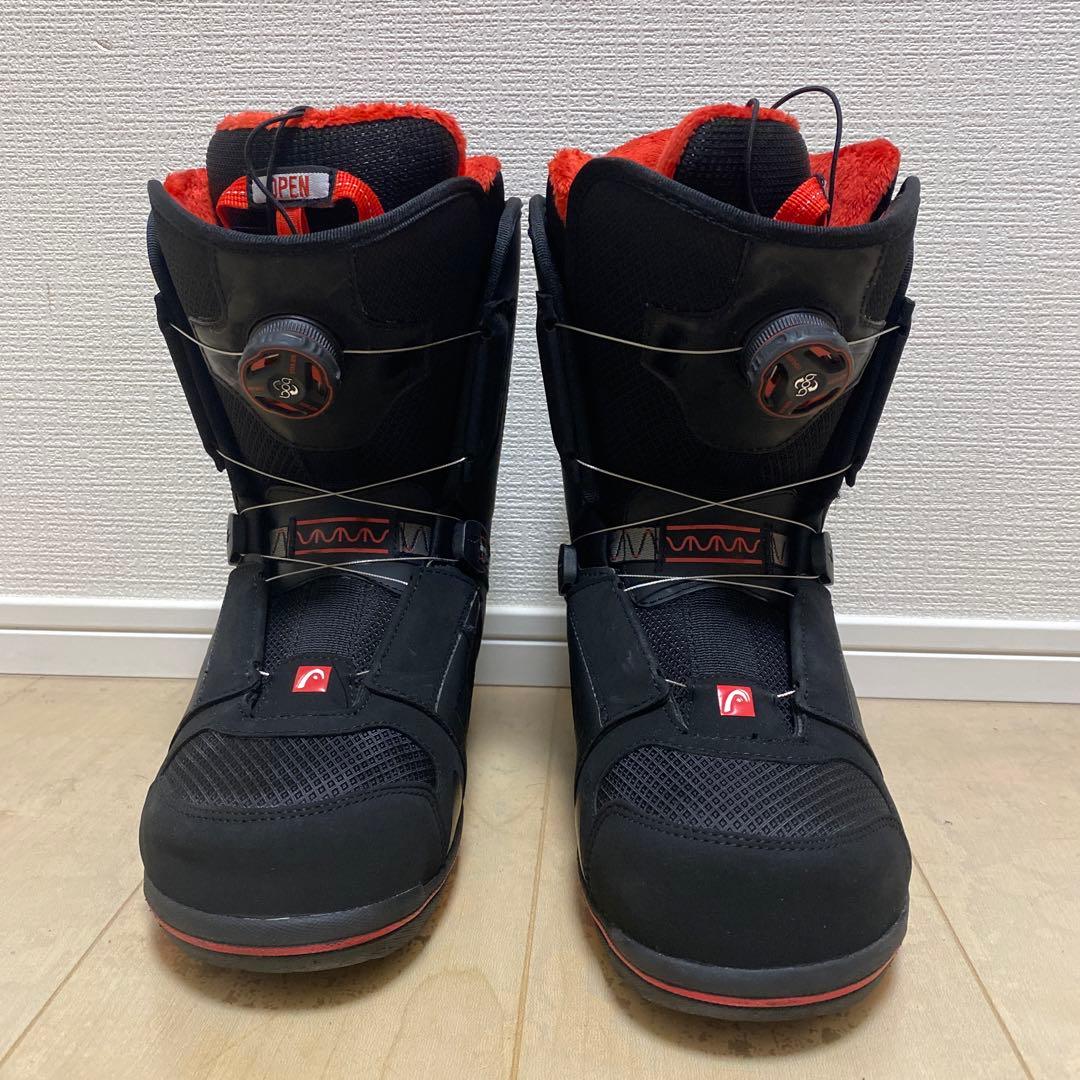 【超美品_即日発送】HEAD スノボブーツ　FIVE BOA 25.5cm