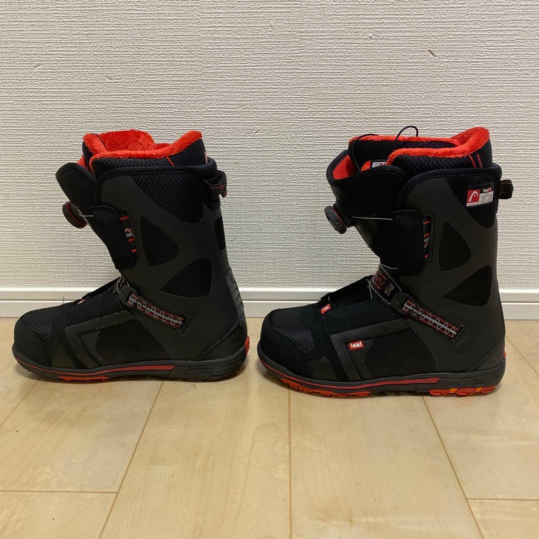 【超美品_即日発送】HEAD スノボブーツ　FIVE BOA 25.5cm