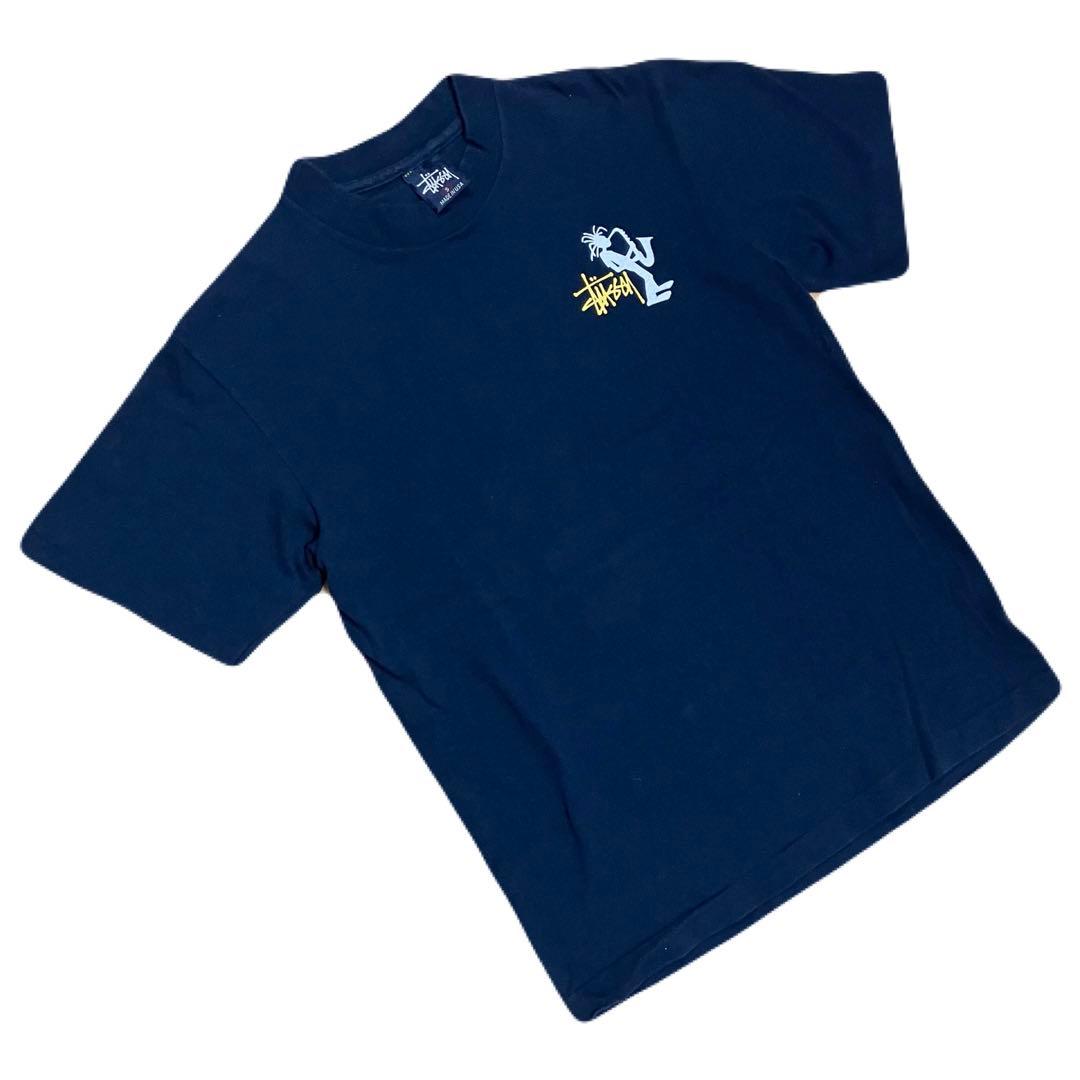 90s OLD STUSSY 紺タグ アメリカ製 シャドーマン Tシャツ USA - メルカリ