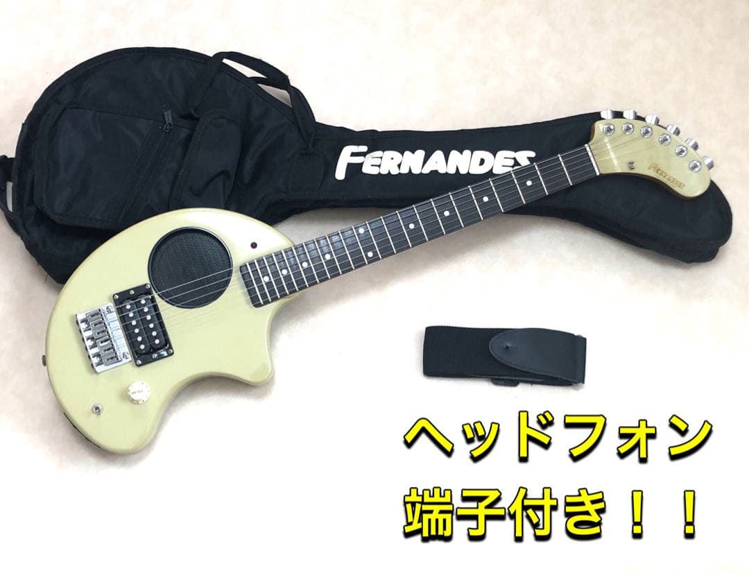超美品】ZO-3 グレー アンプ内蔵ミニギター 専用ケース付 ぞーさん
