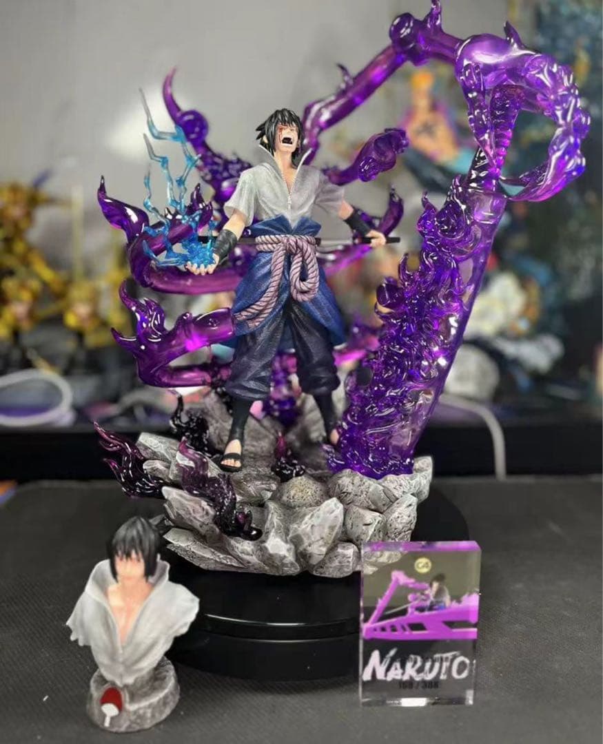 ナルト うちはサスケ ガレージキット ガレキ スタチュー②⑧ NARUTO ナルト うちはサスケ ガレージキット ガレキ スタチュー②②