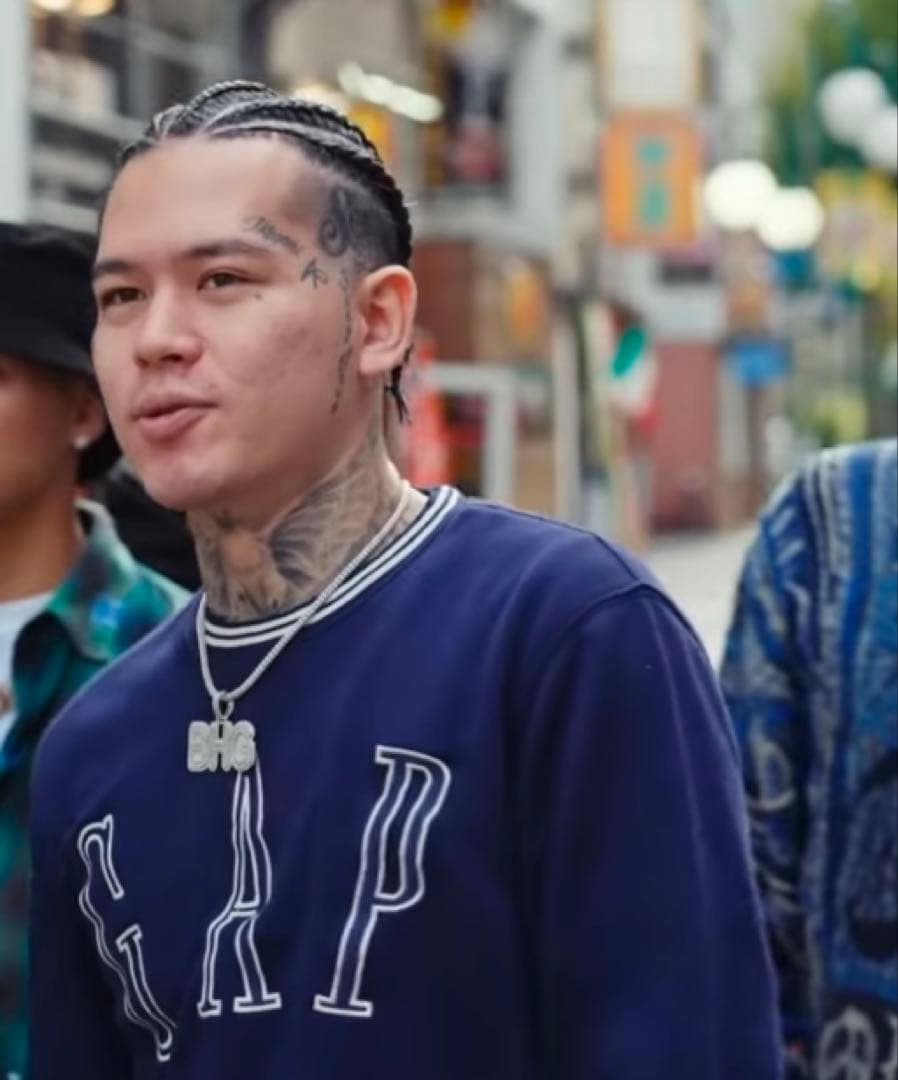 BADHOP YZERR着用 GAP アーチロゴスウェット グレー 新品 - メルカリ