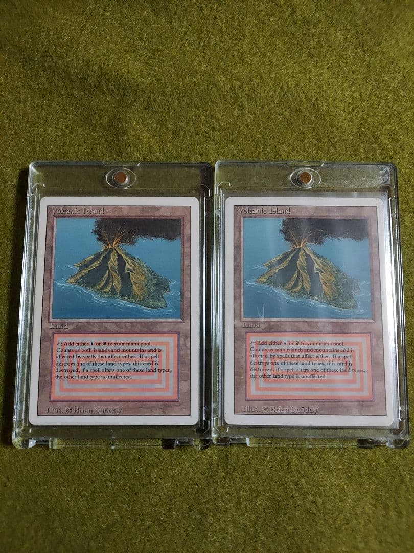 MTG Volcanic  ボルカニックアイランド 2枚セット(白) Volcanic Island - Foreign White Bordered