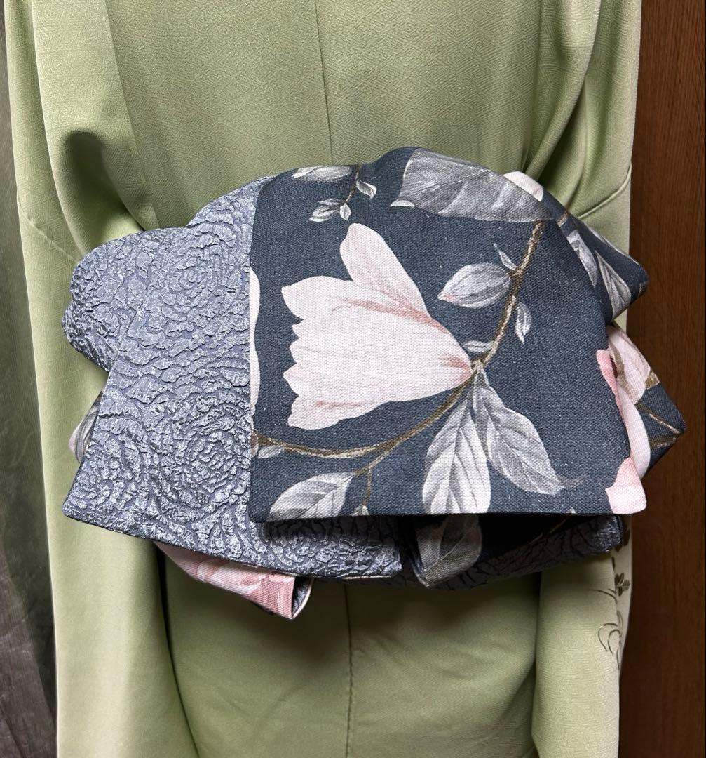 大人の兵児帯、木蓮柄、syamacchi様専用です