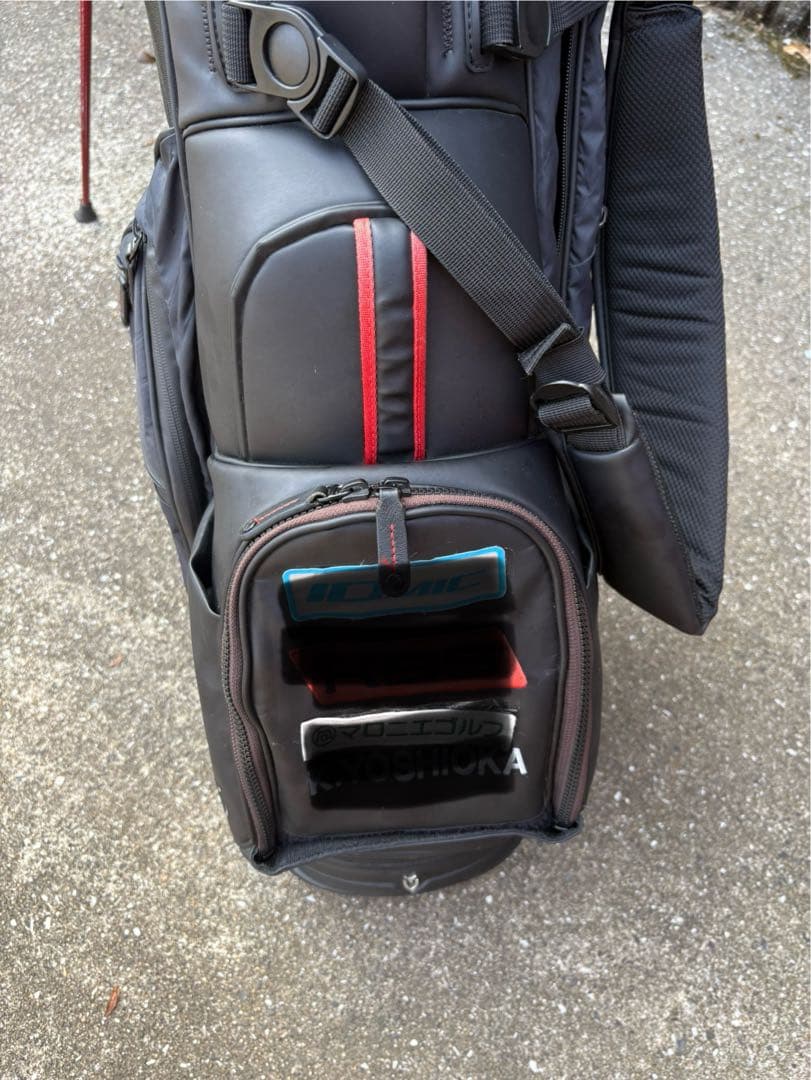 VESSEL PLAYER 3.0 DXR BLACK 8.5型 中古美品 ベゼル キャディバッグ