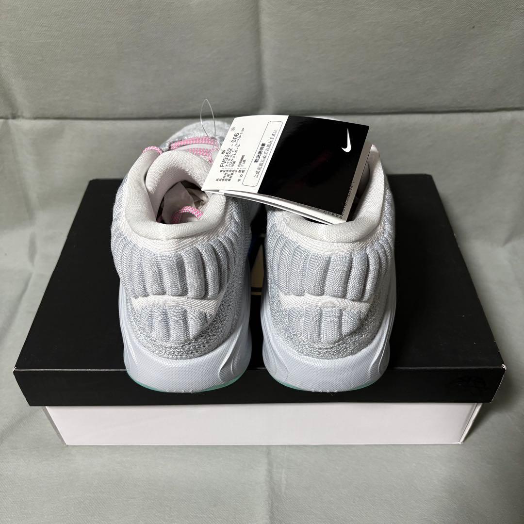 ナイキ G.Tハッスル3 グレー グリーン ピンク 緑 27.5 - メルカリ