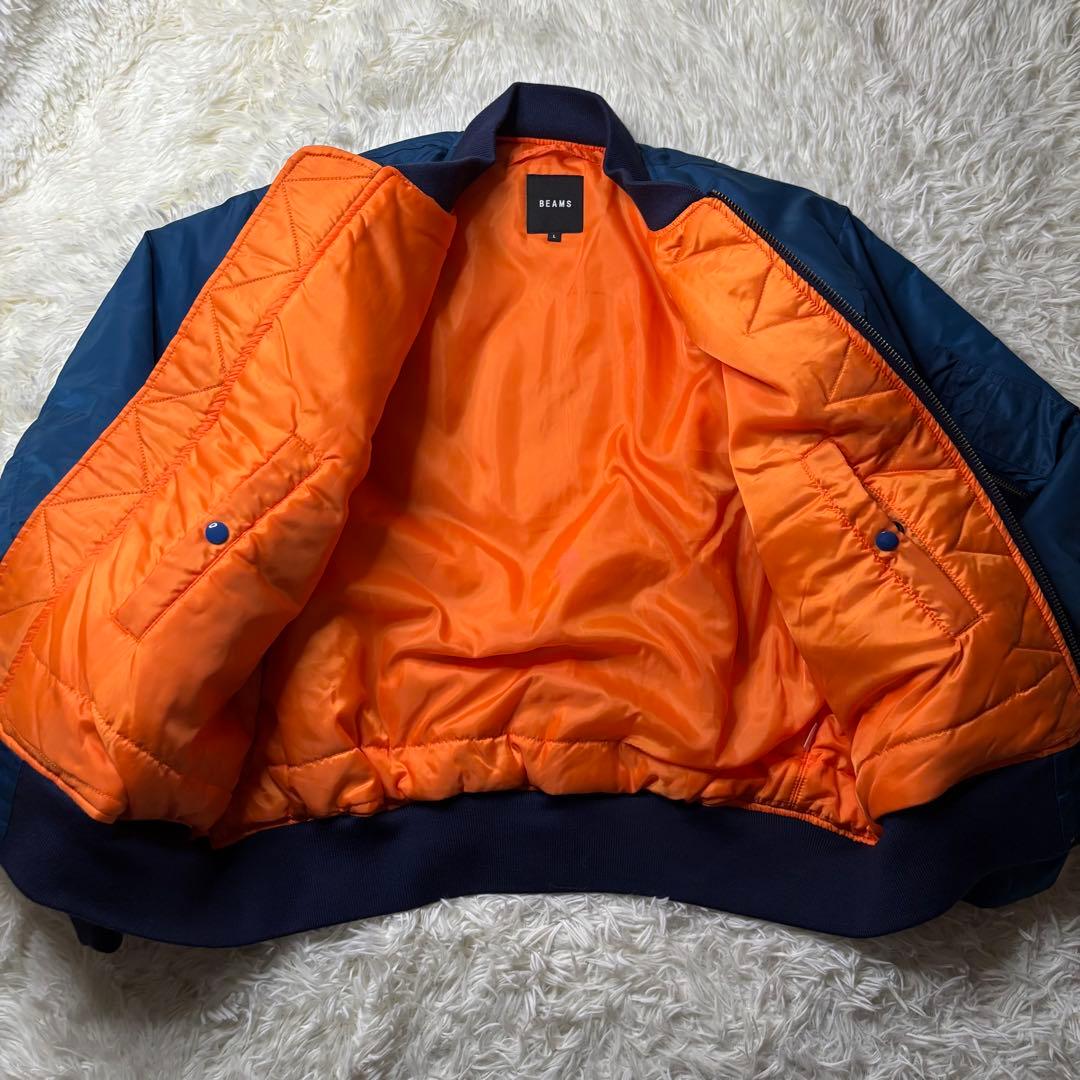 24年 極美品✨ BEAMS サーモライト MA-1 リラックスフィット L - メルカリ