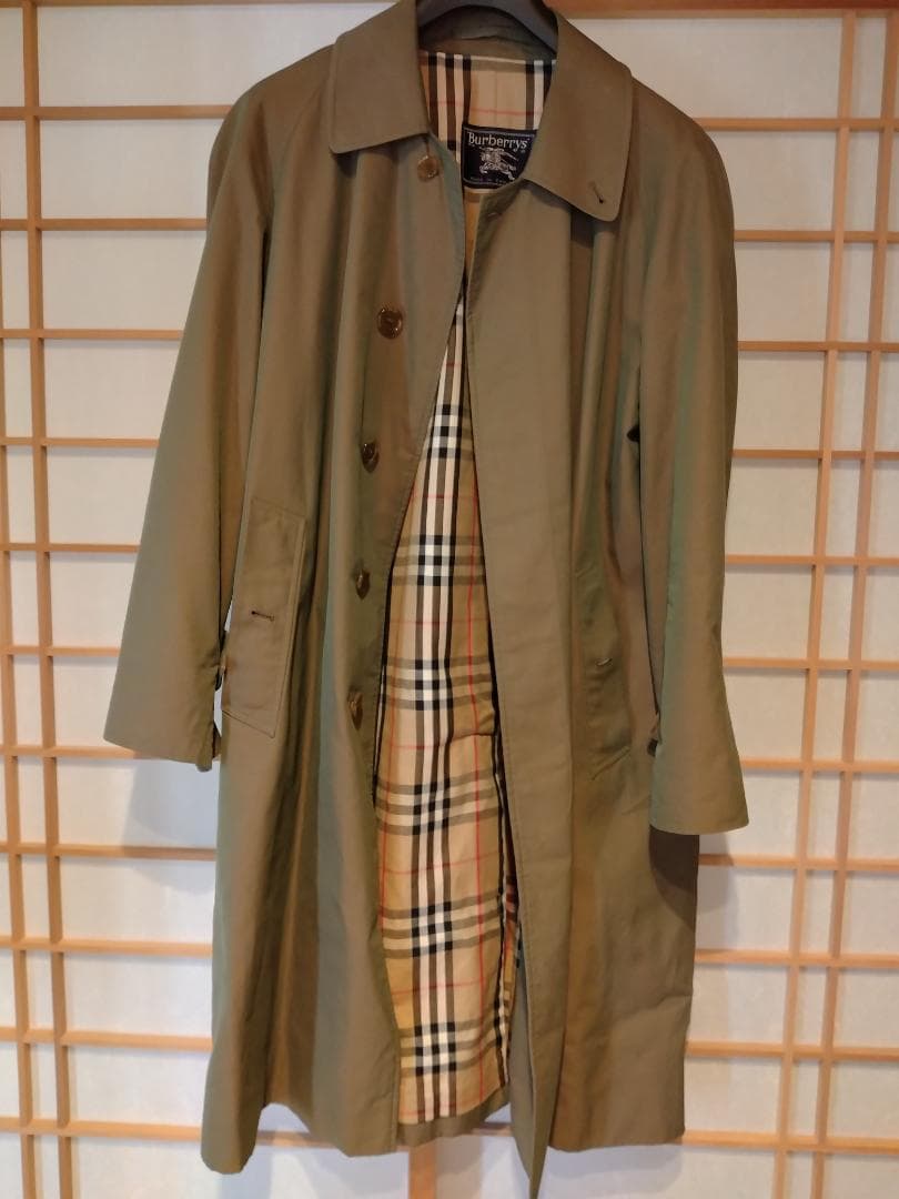 Burberry　バーバリー　玉虫　ステンカラーコート 中古・古着通販】Burberry's (バーバリーズ) 玉虫ステンカラーコート