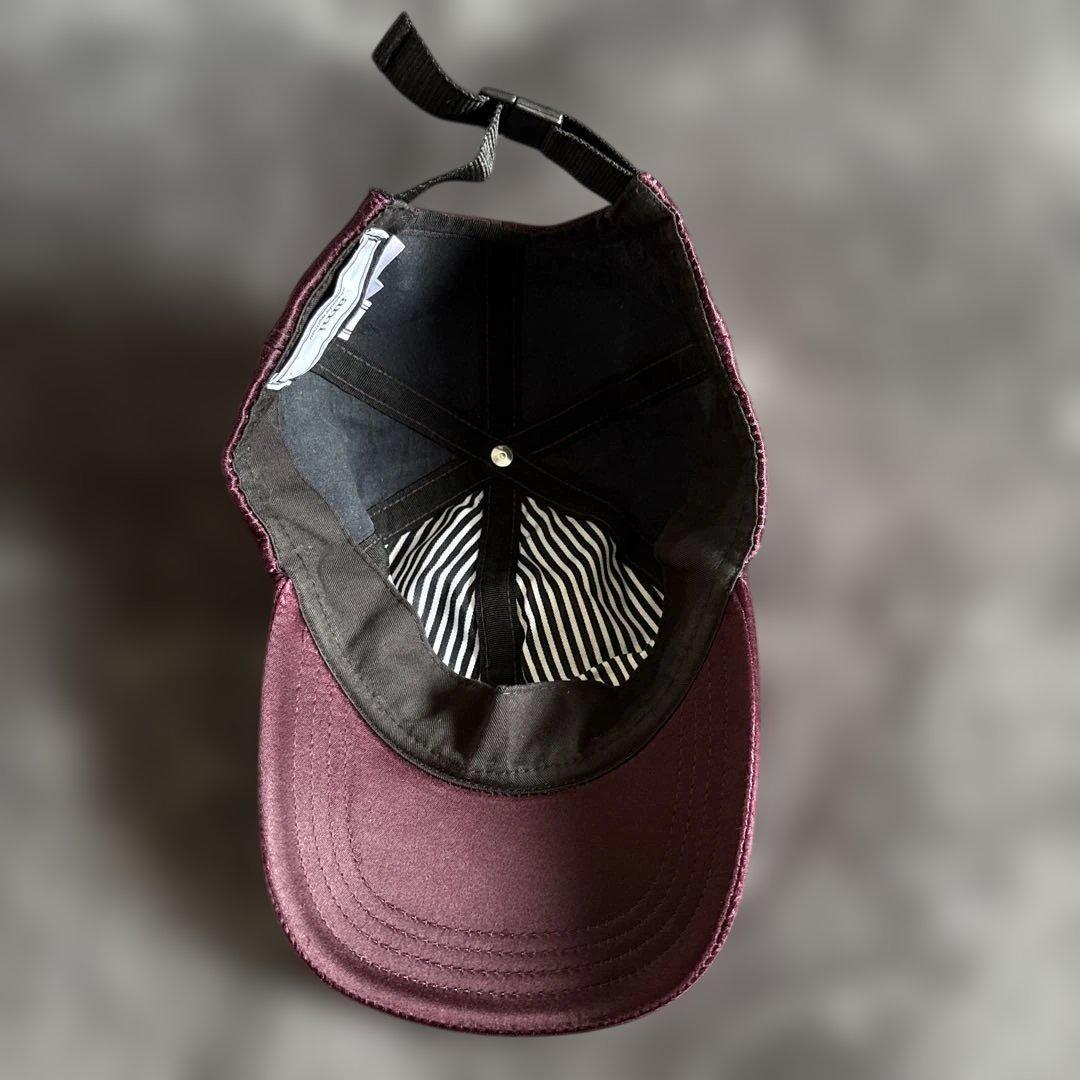 Ami paris キャップ ナイロン 刺繍ロゴ バーガンディ Amazon | [AMI