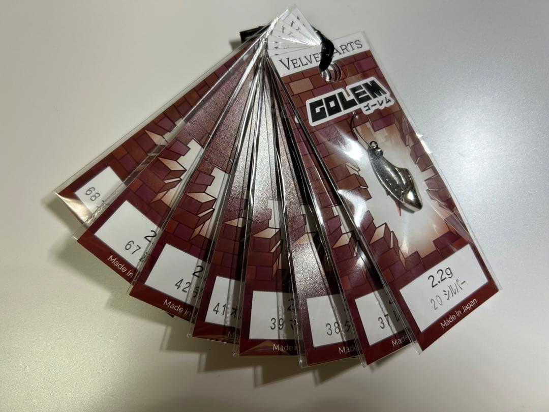 ベルベットアーツ GOLEM ゴーレム2.2g 全8色セット