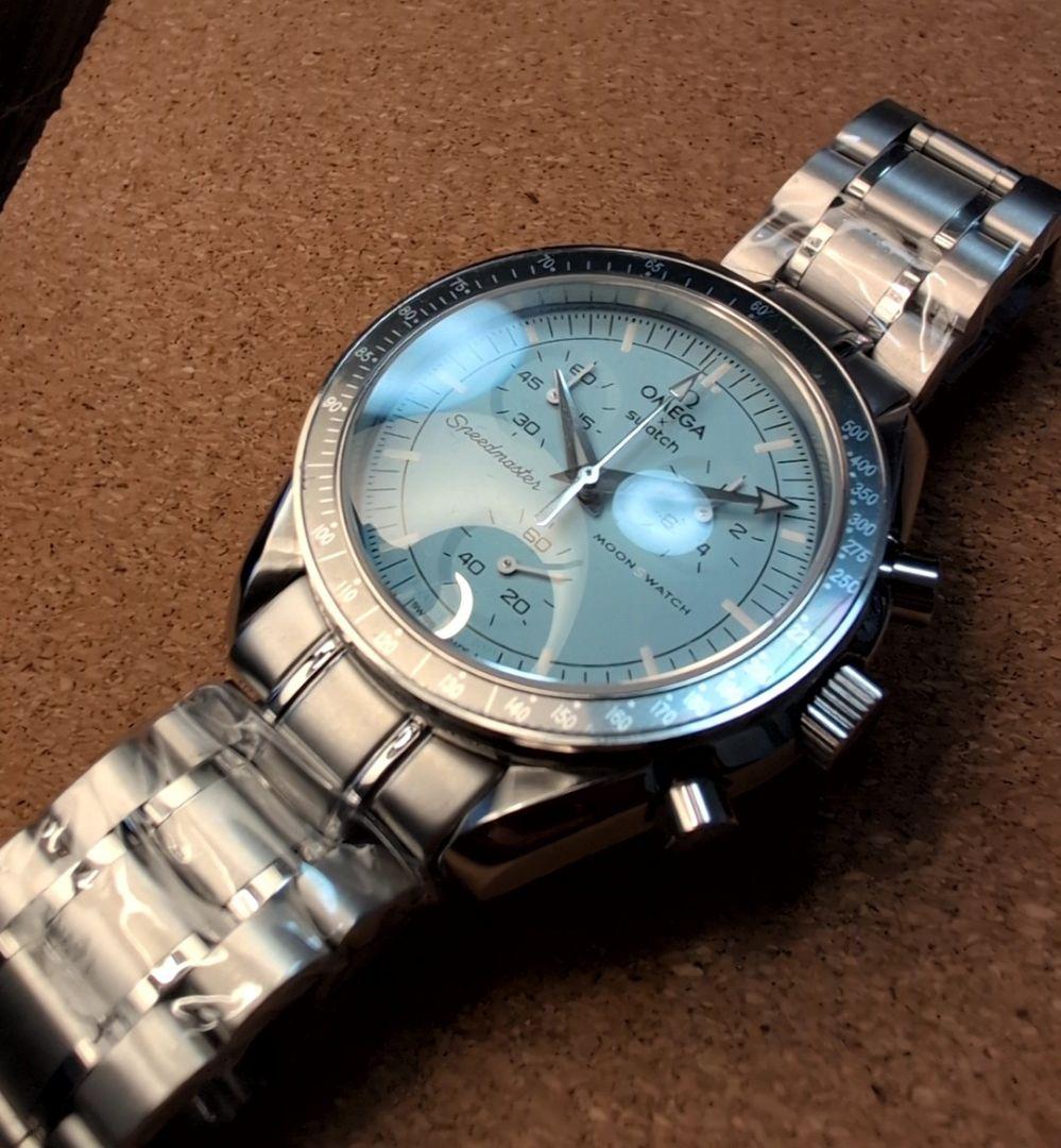 ムーンスウォッチ ヘリテージ サファイア メタルケース OMEGA SWATCH