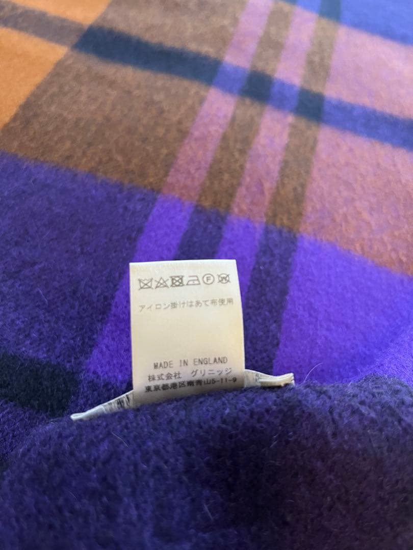 Joshua Ellis カシミヤ大判ストール パープル CPG 50717 - メルカリ