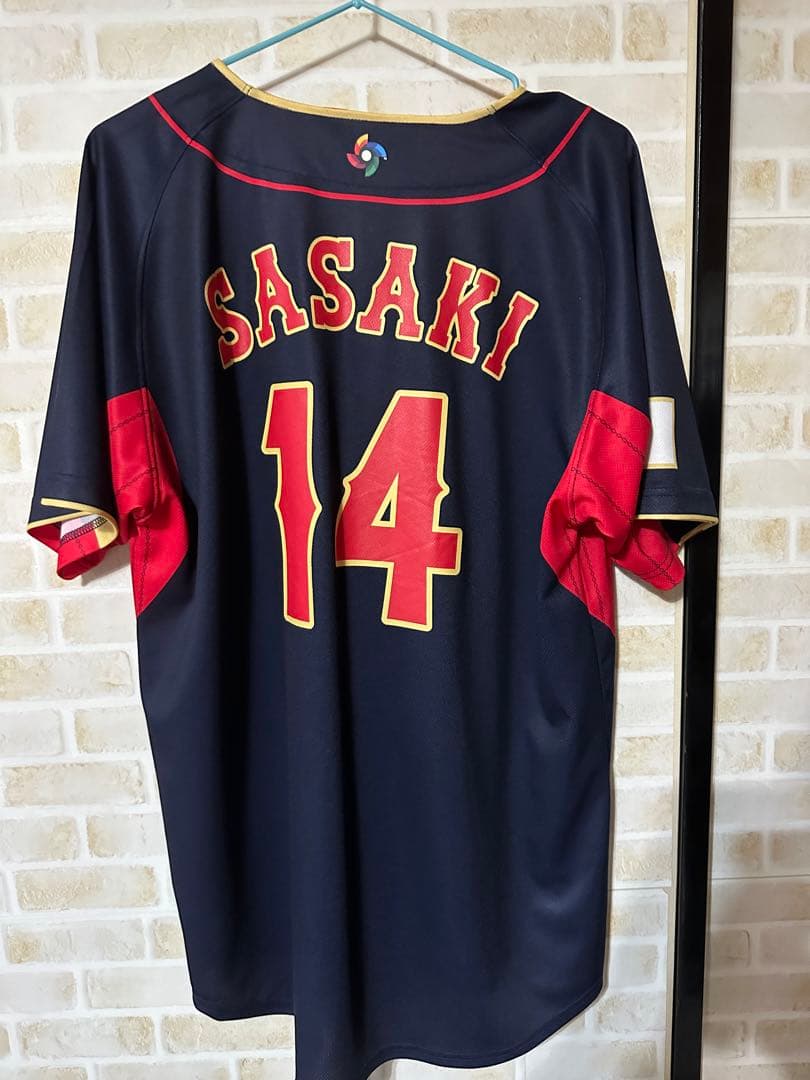 WBC2023#14 佐々木朗希ビジターユニフォームMサイズ