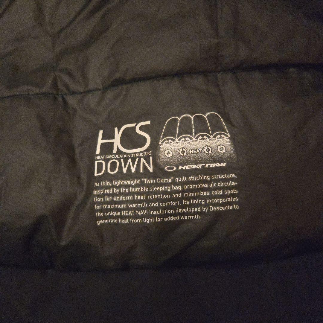 DESCENTE HCSダウンベスト DAMMGC38 L ネイビー DESCENTE HCSダウン
