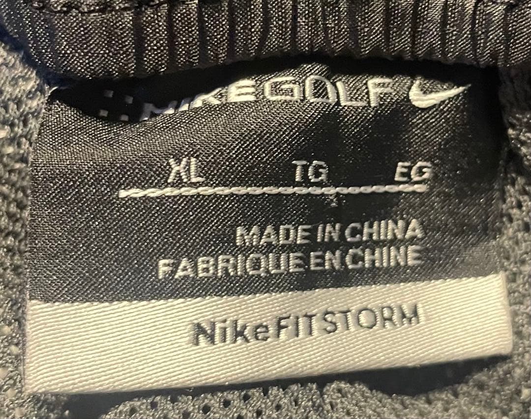 と様専用 ナイキゴルフ セットアップ レインウェア 2WAY テック 黒 XL