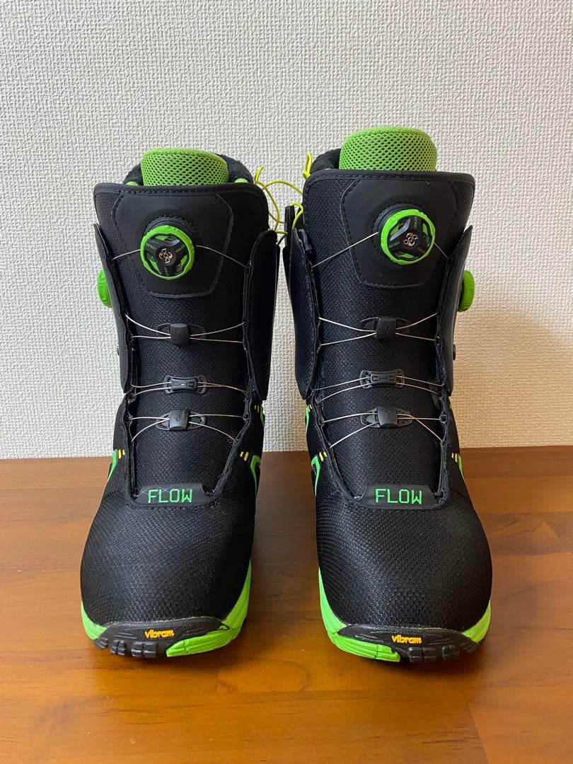 美品】FLOW HYLITE(最上級モデル)スノーボードブーツ27cmダイヤル