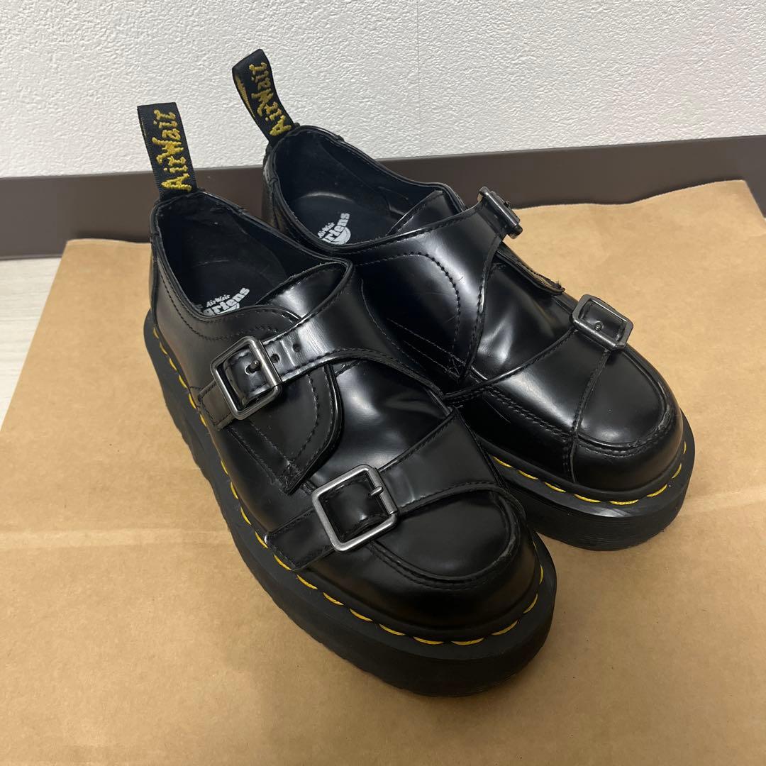 ᐢ*ᐢ様 Dr.Martens クアッドクリーパーズ シドニー DBLモンク U Dr.Martens QUAD CREEPERS SIDNEY DBL MONK BLACK 20FW-I（ドクター