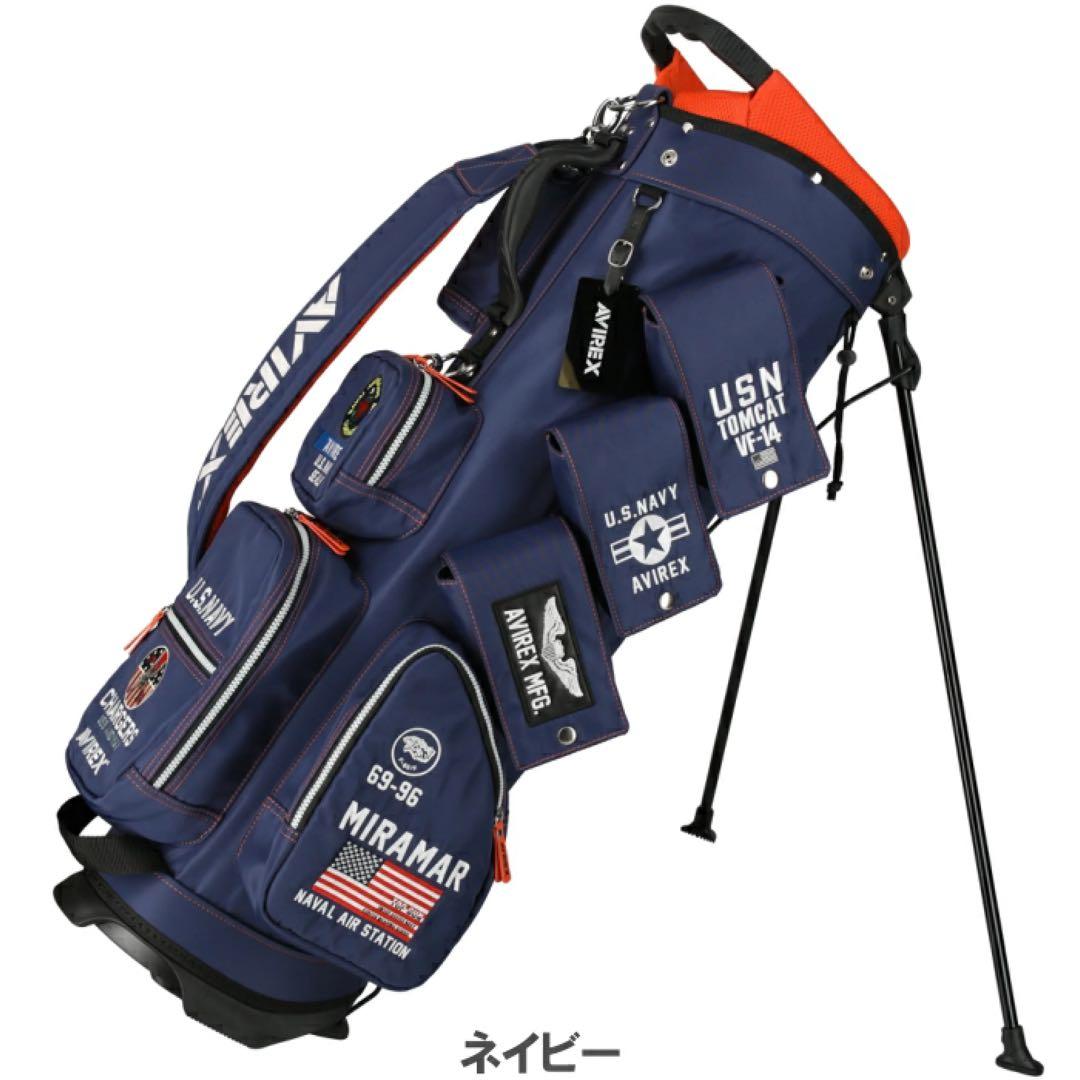 【新品】アビレックス ゴルフ AVG5S-AC27 キャディバッグ ネイビー 楽天市場】AVIREX GOLF アビレックス ゴルフ AVG5S-AC27 スタンド