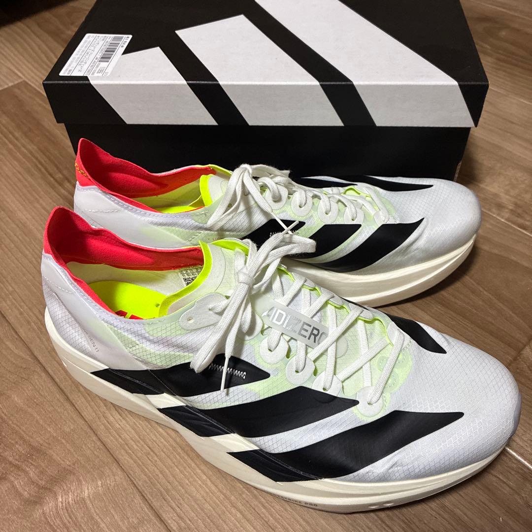 ADIZERO TAKUMI SEN 11 ホワイト　美品　29 adidas adizero Takumi Sen 11 Women's Running Shoes FTWR White
