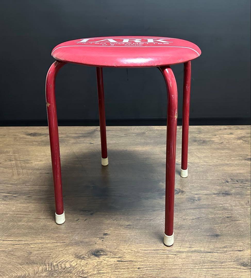 昭和レトロ レアヴィンテージ LARK 丸椅子 スタッキングスツール 2脚セット