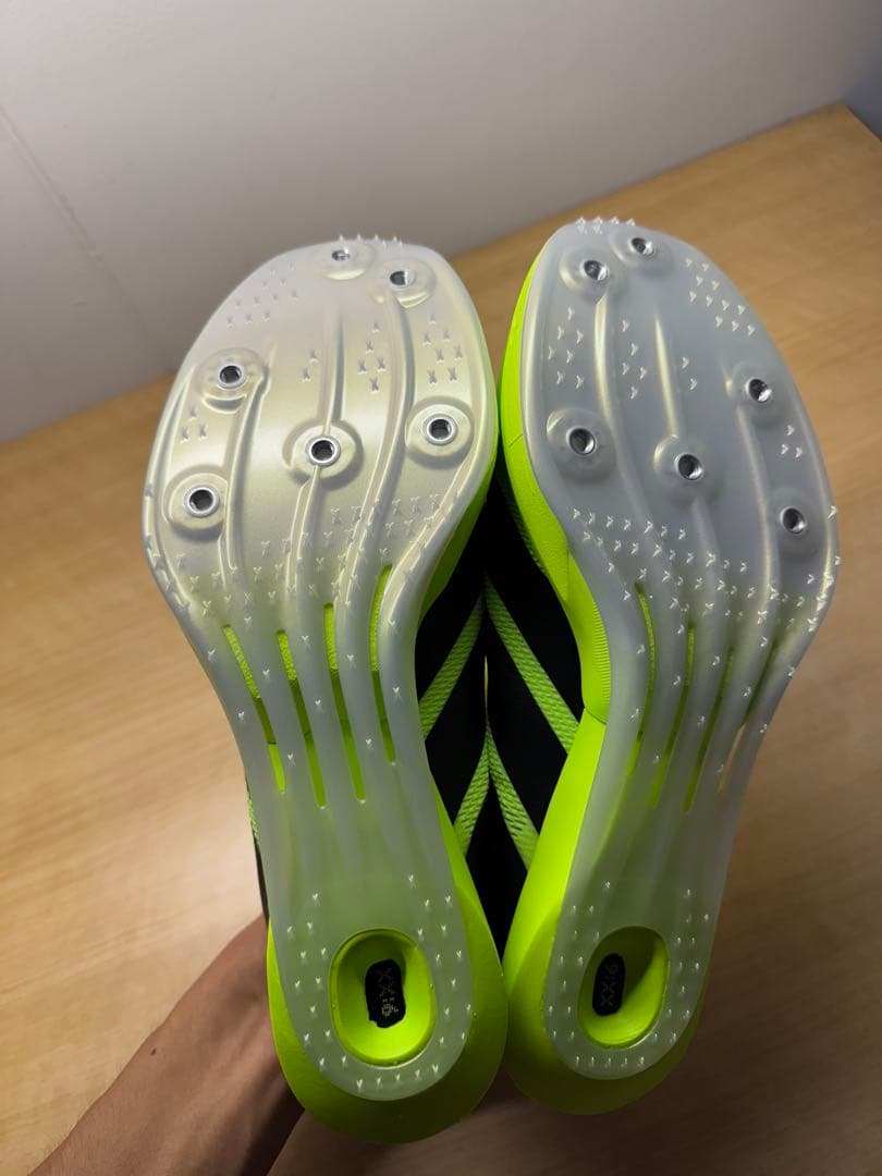 【ニードルピン無し 新品未使用】アディゼロプライムSP4 黄色 26.0cm