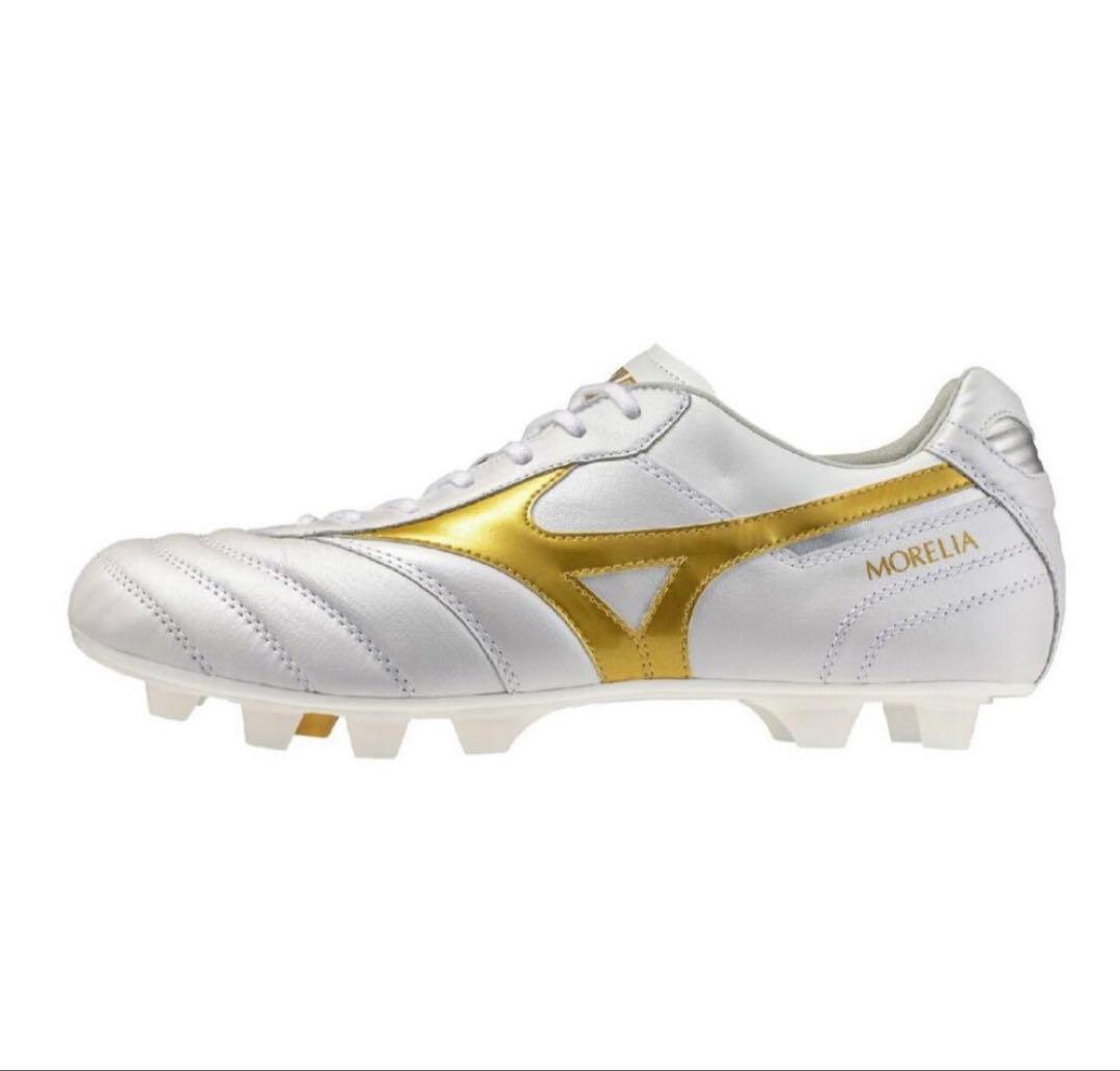 MIZUNO モレリアネオ2JAPAN ホワイト／ゴールド 25.5cm