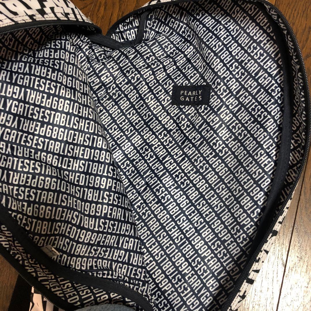 ゆこさま 専用PEARLY GATES キャディバッグ ロゴプリントの通販はau
