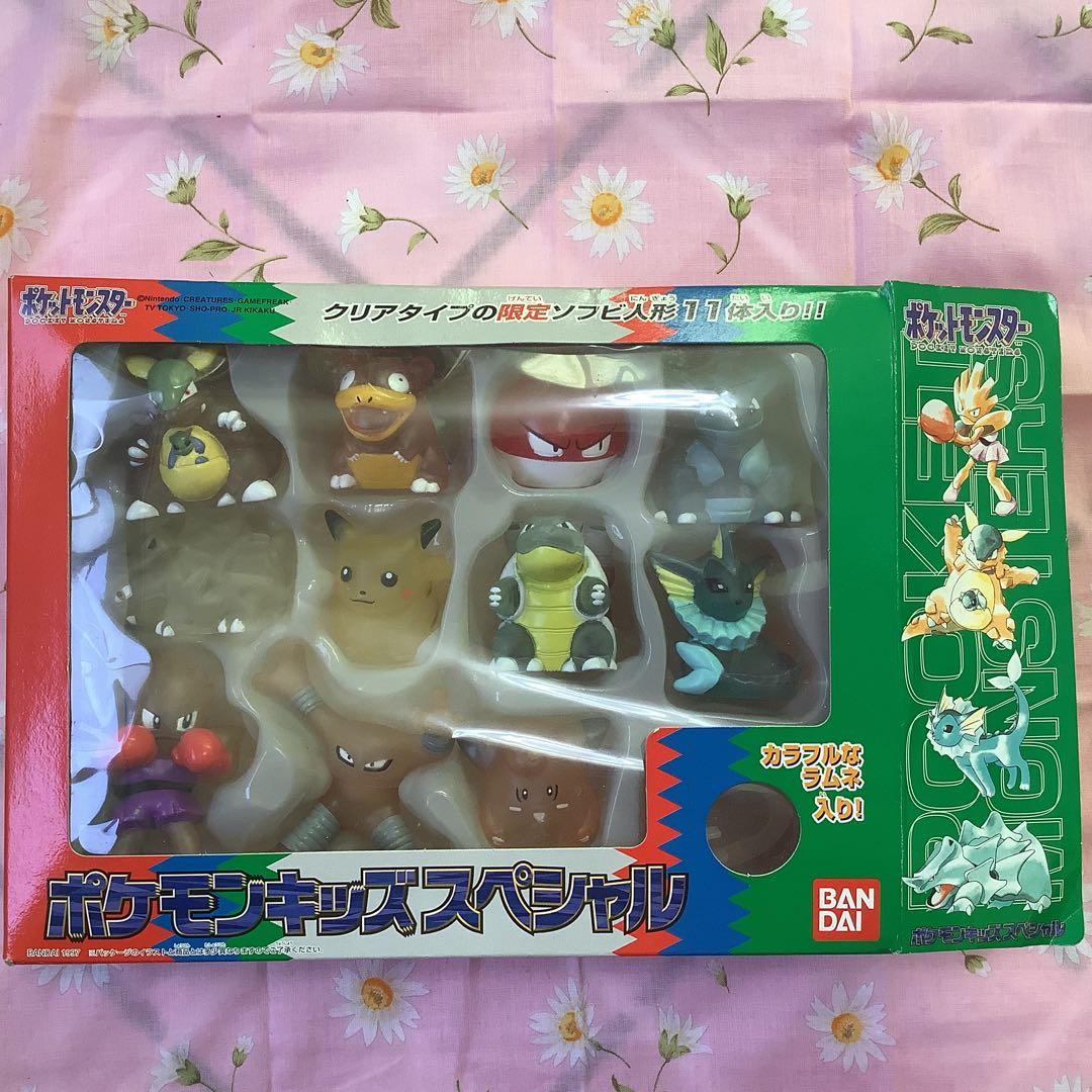 ポケモン ポケモンキッズ スペシャル クリアタイプ 限定 ソフビ 指人形