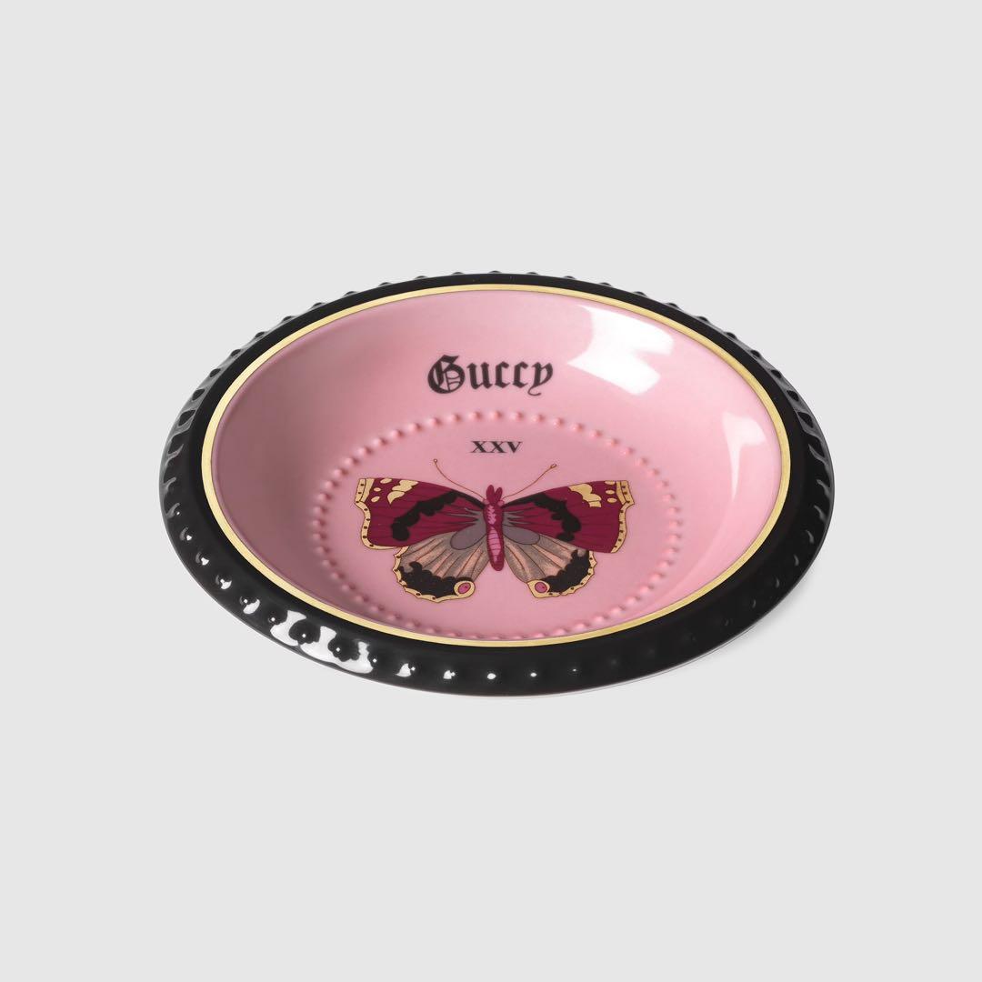GUCCI ジノリ　アクセサリートレイ Gucci Richard Ginori Porcelain Herbarium Beetle Incense Holder